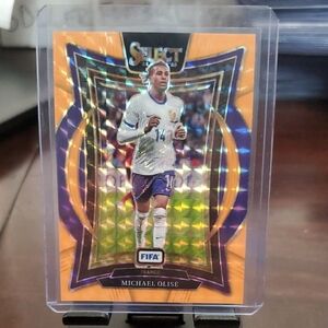 Michael olise 2024-25 select fifa fluorescent orange 101/125 TERRACE